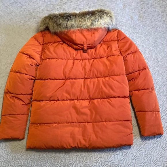Point Zero Men's Orange Puffer Jacket - Picture 2 of 2